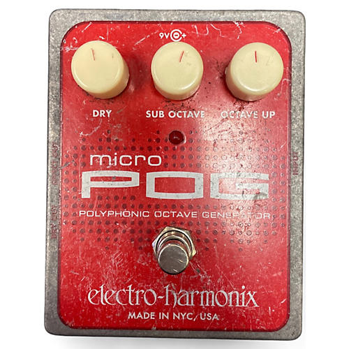 Electro-Harmonix Used Electro-Harmonix Micro Pog Polyphonic Octave Generator Effect Pedal