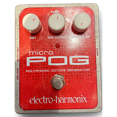 Electro-Harmonix Used Electro-Harmonix Micro Pog Polyphonic Octave Generator Effect Pedal