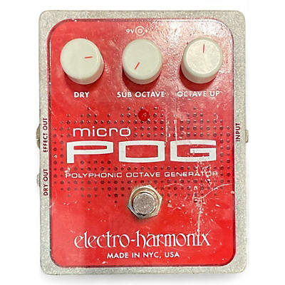 Electro-Harmonix Used Electro-Harmonix Micro Pog Polyphonic Octave Generator Effect Pedal