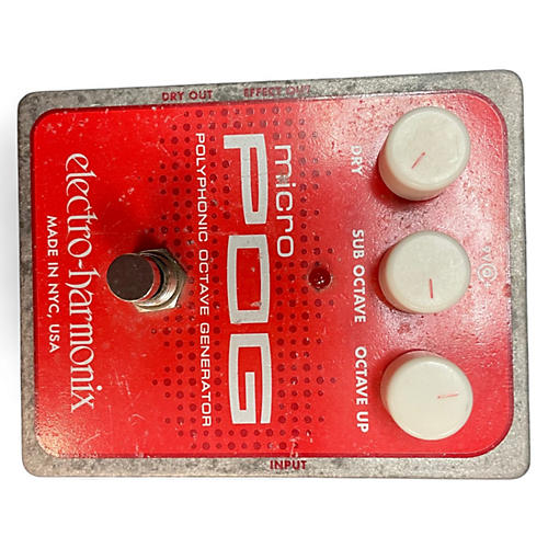 Electro-Harmonix Used Electro-Harmonix Micro Pog Polyphonic Octave Generator Effect Pedal