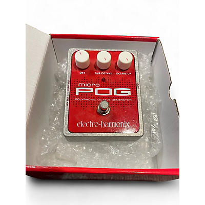 Used Electro-Harmonix Micro Pog Polyphonic Octave Generator Effect Pedal