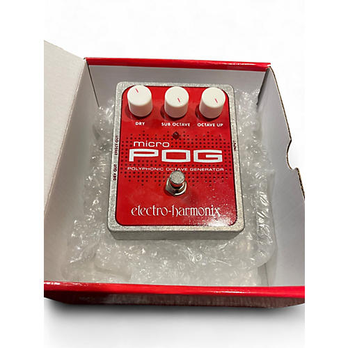 Used Electro-Harmonix Micro Pog Polyphonic Octave Generator Effect Pedal