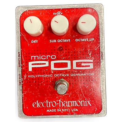 Used Electro-Harmonix Micro Pog Polyphonic Octave Generator Effect Pedal