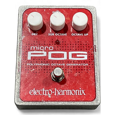 Electro-Harmonix Used Electro-Harmonix Micro Pog Polyphonic Octave Generator Effect Pedal