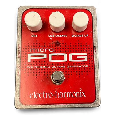 Electro-Harmonix Used Electro-Harmonix Micro Pog Polyphonic Octave Generator Effect Pedal