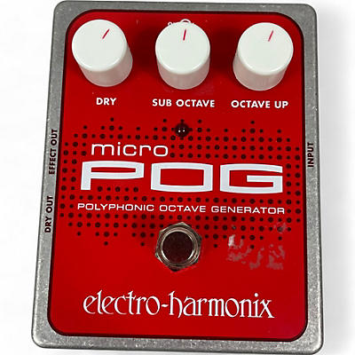 Electro-Harmonix Used Electro-Harmonix Micro Pog Polyphonic Octave Generator Effect Pedal