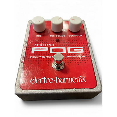 Used Electro-Harmonix Micro Pog Polyphonic Octave Generator Effect Pedal