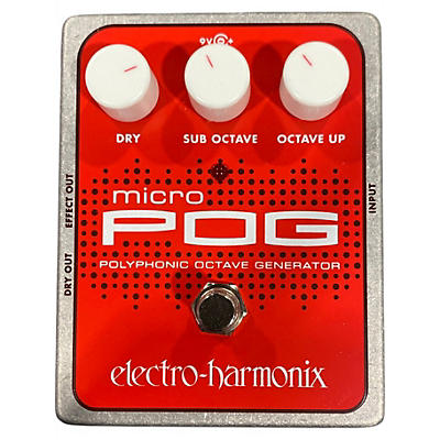 Used Electro-Harmonix Micro Pog Polyphonic Octave Generator Effect Pedal