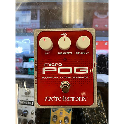 Used Electro-Harmonix Micro Pog Polyphonic Octave Generator Effect Pedal