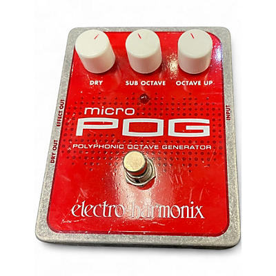 Used Electro-Harmonix Micro Pog Polyphonic Octave Generator Effect Pedal