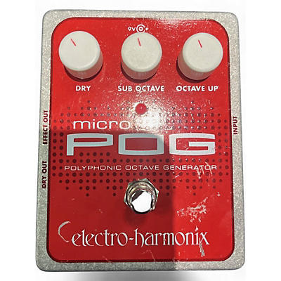 Used Electro-Harmonix Micro Pog Polyphonic Octave Generator Effect Pedal