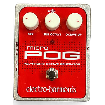 Used Electro-Harmonix Micro Pog Polyphonic Octave Generator Effect Pedal