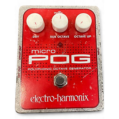 Used Electro-Harmonix Micro Pog Polyphonic Octave Generator Effect Pedal