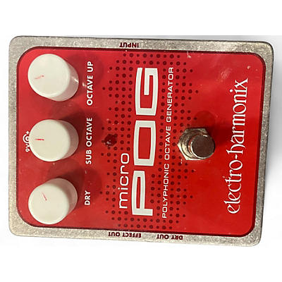 Used Electro-Harmonix Micro Pog Polyphonic Octave Generator Effect Pedal