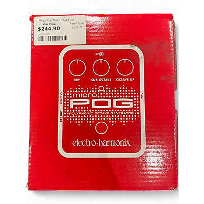 Used Electro-Harmonix Micro Pog Polyphonic Octave Generator Effect Pedal