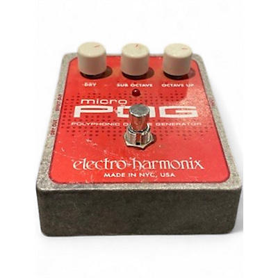 Used Electro-Harmonix Micro Pog Polyphonic Octave Generator Effect Pedal