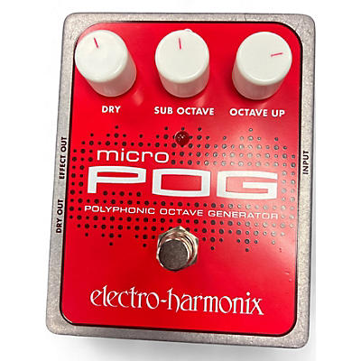 Used Electro-Harmonix Micro Pog Polyphonic Octave Generator Effect Pedal