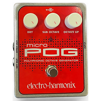 Used Electro-Harmonix Micro Pog Polyphonic Octave Generator Effect Pedal