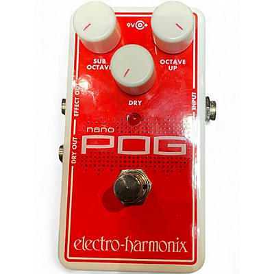 Used Electro-Harmonix Micro Pog Polyphonic Octave Generator Effect Pedal