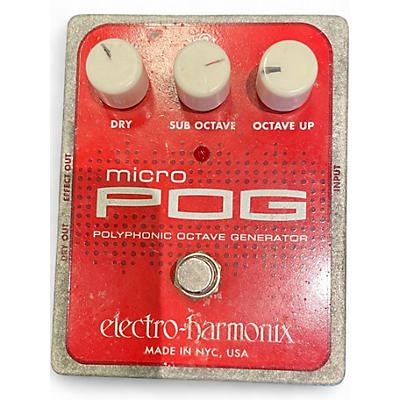 Used Electro-Harmonix Micro Pog Polyphonic Octave Generator Effect Pedal