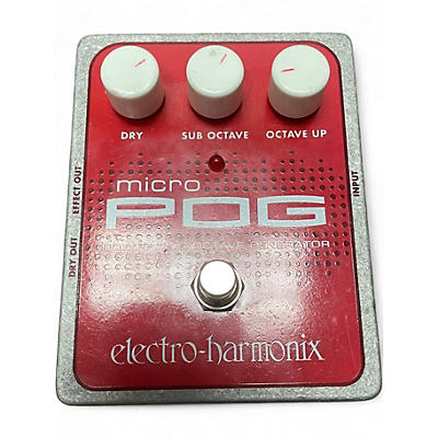 Used Electro-Harmonix Micro Pog Polyphonic Octave Generator Effect Pedal