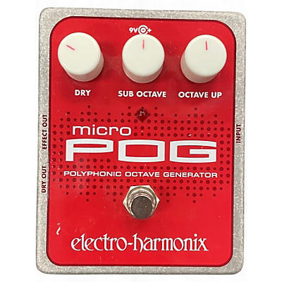 Used Electro-Harmonix Micro Pog Polyphonic Octave Generator Effect Pedal