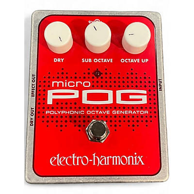 Used Electro-Harmonix Micro Pog Polyphonic Octave Generator Effect Pedal