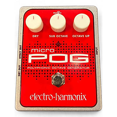 Used Electro-Harmonix Micro Pog Polyphonic Octave Generator Effect Pedal