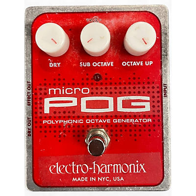 Used Electro-Harmonix Micro Pog Polyphonic Octave Generator Effect Pedal