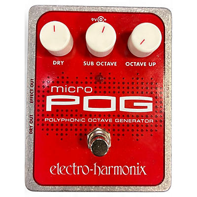 Used Electro-Harmonix Micro Pog Polyphonic Octave Generator Effect Pedal