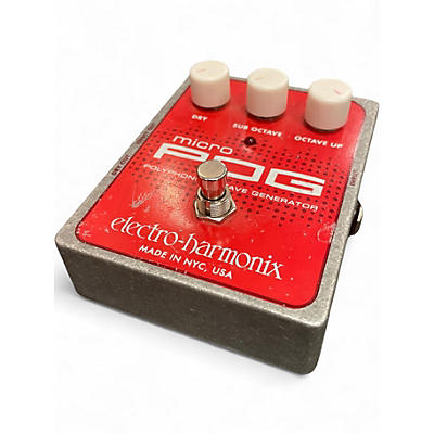 Used Electro-Harmonix Micro Pog Polyphonic Octave Generator Effect Pedal