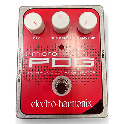 Used Electro-Harmonix Micro Pog Polyphonic Octave Generator Effect Pedal