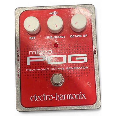 Used Electro-Harmonix Micro Pog Polyphonic Octave Generator Effect Pedal