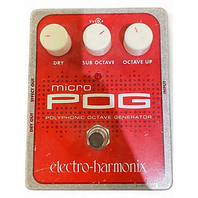 Used Electro-Harmonix Micro Pog Polyphonic Octave Generator Effect Pedal
