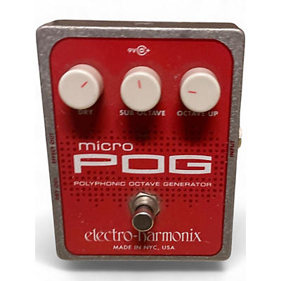 Used Electro-Harmonix Micro Pog Polyphonic Octave Generator Effect Pedal