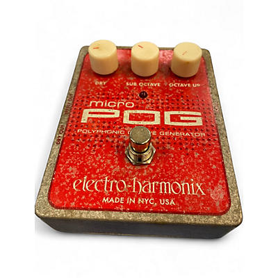 Used Electro-Harmonix Micro Pog Polyphonic Octave Generator Effect Pedal