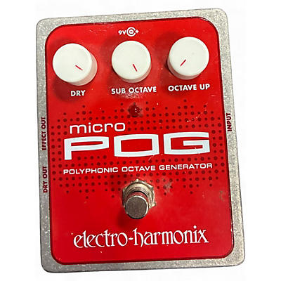 Used Electro-Harmonix Micro Pog Polyphonic Octave Generator Effect Pedal