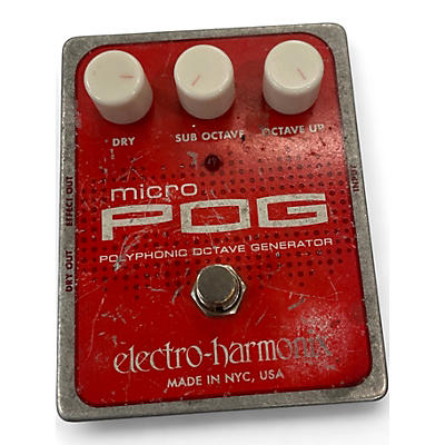 Used Electro-Harmonix Micro Pog Polyphonic Octave Generator Effect Pedal