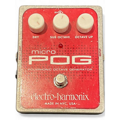Used Electro-Harmonix Micro Pog Polyphonic Octave Generator Effect Pedal