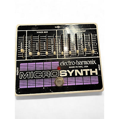 Used Electro-Harmonix Micro Synth Effect Pedal
