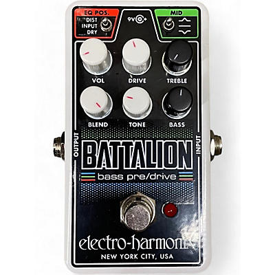 Used Electro-Harmonix NANO BATTALION Bass Effect Pedal