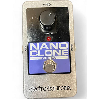 Used Electro-Harmonix Nano Clone Chorus Effect Pedal