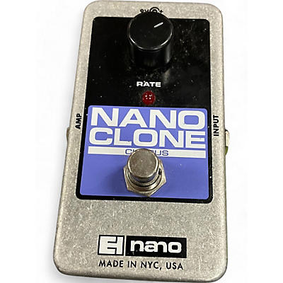 Used Electro-Harmonix Nano Clone Chorus Effect Pedal