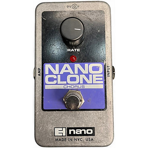 Used Electro-Harmonix Nano Clone Chorus Effect Pedal