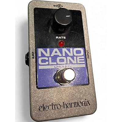 Used Electro-Harmonix Nano Clone Chorus Effect Pedal