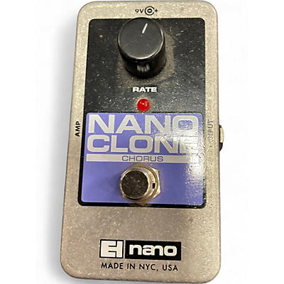 Used Electro-Harmonix Nano Clone Chorus Effect Pedal