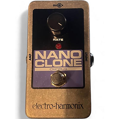 Used Electro-Harmonix Nano Clone Chorus Effect Pedal