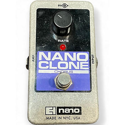 Used Electro-Harmonix Nano Clone Chorus Effect Pedal
