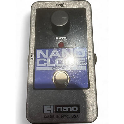 Used Electro-Harmonix Nano Clone Chorus Effect Pedal