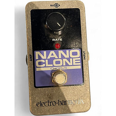 Used Electro-Harmonix Nano Clone Chorus Effect Pedal